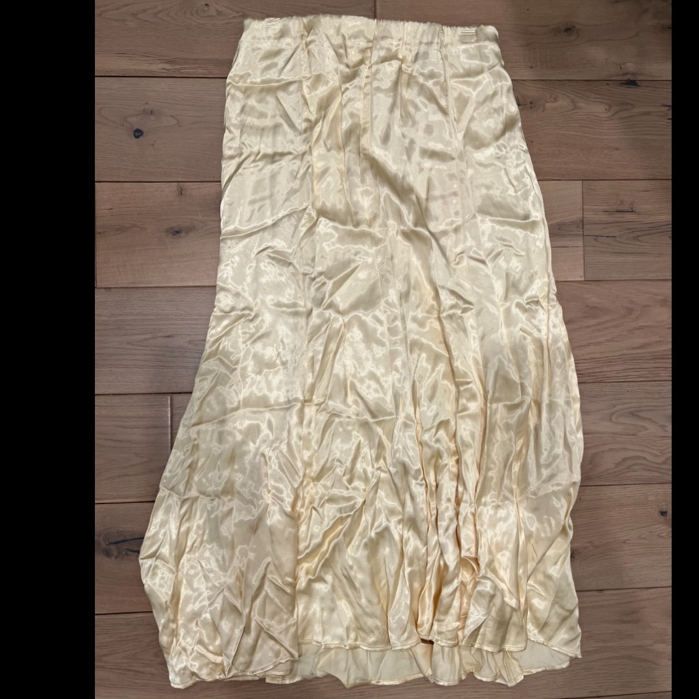 H&M Silk Maxi Skirt